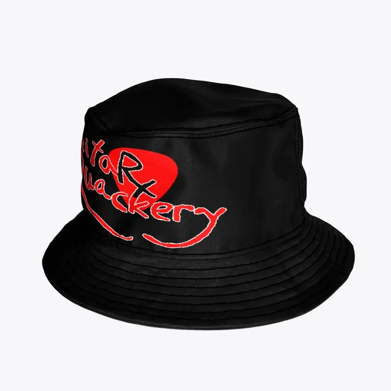 Bucket Hat with Rx Logo - Black