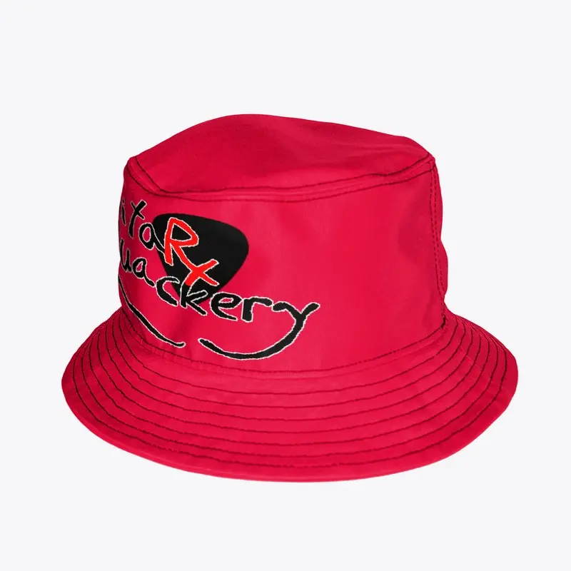 Bucket Hat with Rx Logo - Red