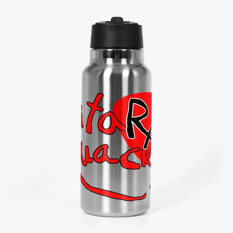 Stainless Water Bottle with Rx Logo