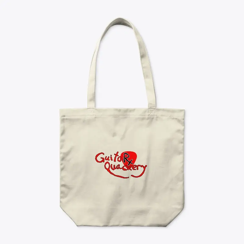 Organic Tote Bag with Rx Logo - White